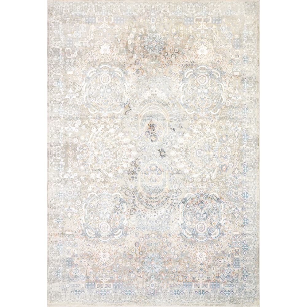 Dynamic Rugs 7984-580 Valley 9 Ft. X 12 Ft. 1 In. Rectangle Rug in Blue/Beige